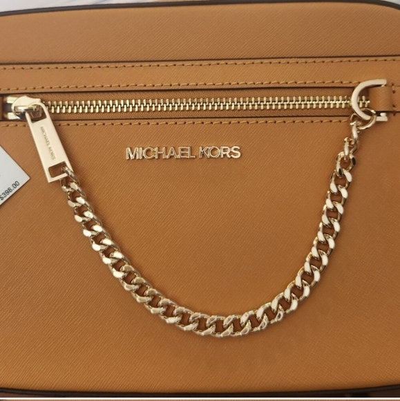 Michael Kors NWT Jet Set Large Saffiano Leather Crossbody Bag - Picture 4 of 6